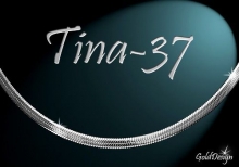 Tina 37 - náramek rhodium